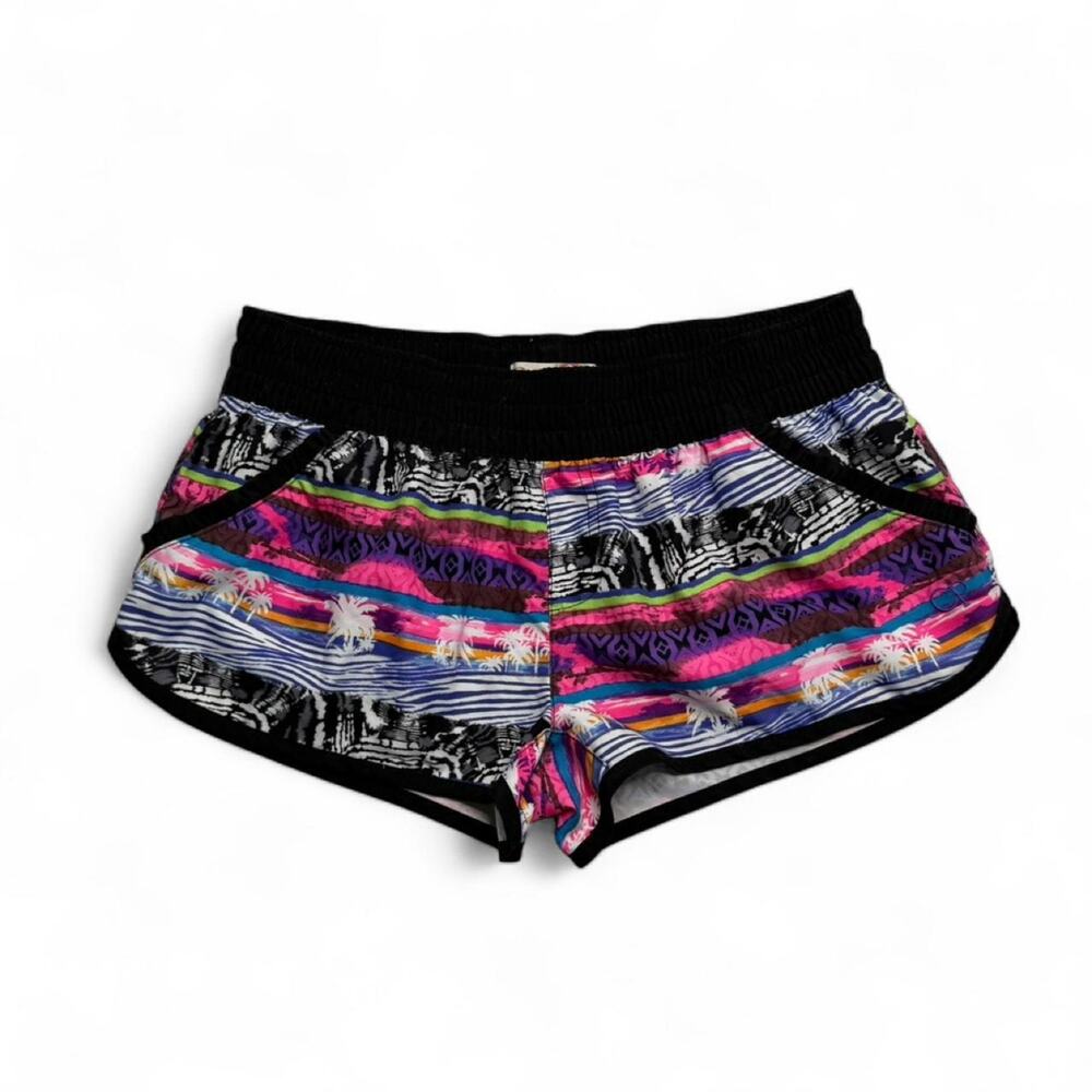 Ocean Pacific Y2K Low Rise Patterned Beach swim micro board Short size small